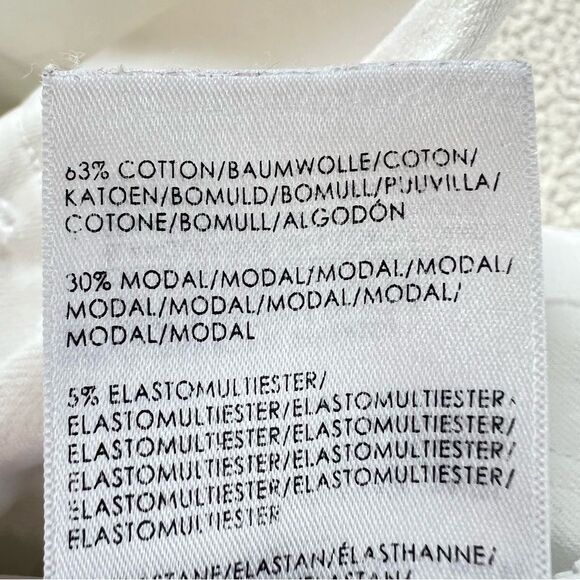 Liverpool Distressed The Crop Straight White Women's Freyed Hem Jeans Size 10/30 - Picture 14 of 15